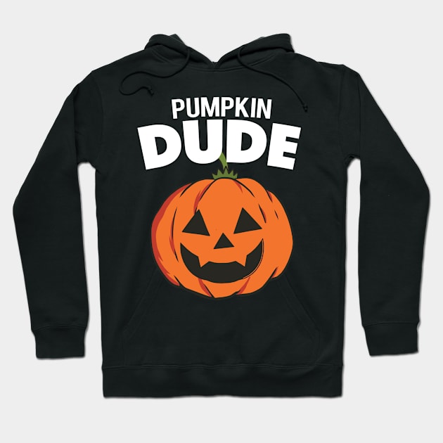 Pumpkin Dude - Halloween Hoodie by HappyGiftArt